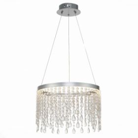 Люстра Подвесная ST-Luce SL6201.103.24 Серебристый/Прозрачный LED 1*24W 3000K/4000K/6000K / СТ Люче.