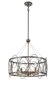 Люстра Подвесная Vele Luce Stradivario VL4104P05 Никель, Металл / Веле Луче.