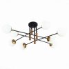 Люстра Потолочная ST-Luce SL1203.402.08 Бронза,Черный/Белый E27 8*40W / СТ Люче.