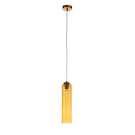 Светильник Подвесной ST-Luce SL1145.393.01 Латунь/Янтарный E27 1*60W / СТ Люче.