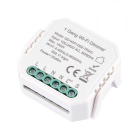WIFI Реле 1 Канал, 10A ST-Luce ST9000.500.01C Белый - -*Max 2300W/250W - Ra IP20 L46xW46xH18 100-240V / СТ Люче.