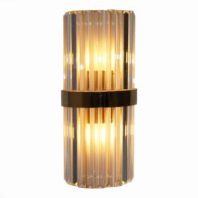 Бра ST-Luce SL1176.201.02 Золотистый/Золотистый, Прозрачный E14 2*40W / СТ Люче.