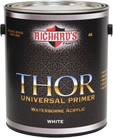 Грунтовка Блокирующая Пятна Richards Paint Thor 46 0.95л Универсальная, Быстросохнущая, Белая для Внутренних и Наружных Работ / Ричардс.