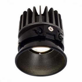 Модуль Светодиодный ST-Luce ST851.448.07 Черный LED 1*7W 4000K 560Lm Ra90 36° IP20 D69xH75 220-240V / СТ Люче.