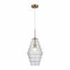 Подвес ST-Luce SL1001.213.01 Латунь/Прозрачный E27 1*40W / СТ Люче.