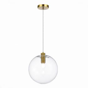 Подвес ST-Luce SL1056.223.01 Золотой/Прозрачный E27 1*60W / СТ Люче.