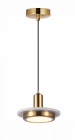 Подвес ST-Luce SL1212.203.01 Латунь/Ланунь, Белый LED 1*12W 3000K / СТ Люче.