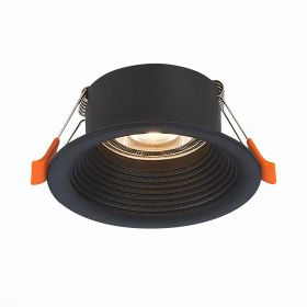 Светильник Встраиваемый ST-Luce ST202.408.01 Черный GU10 1*50W D89xH40 220V Без Ламп / СТ Люче.