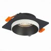 Светильник Встраиваемый ST-Luce ST206.418.01 Черный GU10 1*50W L92xW92xH38 220V Без Ламп / СТ Люче.