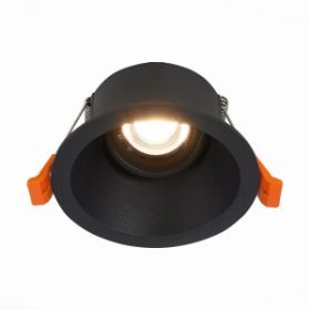 Светильник Встраиваемый ST-Luce ST207.408.01 Черный GU10 1*50W D103xH52 220V Без Ламп / СТ Люче.