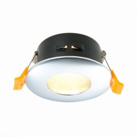 Светильник Встраиваемый ST-Luce ST213.108.01 Хром GU10 1*50W IP44 D84xH50 220V Без Ламп / СТ Люче.