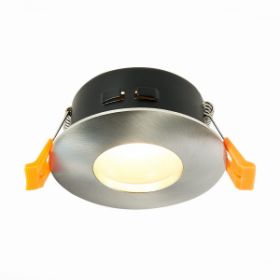 Светильник Встраиваемый ST-Luce ST213.118.01 Никель GU10 1*50W IP44 D84xH50 220V Без Ламп / СТ Люче.