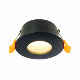 Светильник Встраиваемый ST-Luce ST213.408.01 Черный GU10 1*50W IP44 D84xH50 220V Без Ламп / СТ Люче.