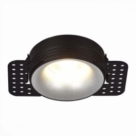 Светильник Встраиваемый ST-Luce ST218.418.01 Черный GU10 1*50W IP20 D78xH30 165-265V Без Ламп / СТ Люче.