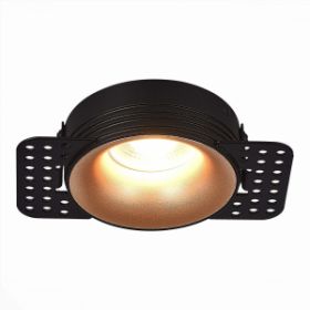 Светильник Встраиваемый ST-Luce ST218.428.01 Черный GU10 1*50W IP20 D78xH30 165-265V Без Ламп / СТ Люче.