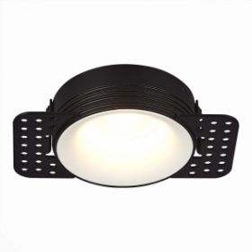 Светильник Встраиваемый ST-Luce ST218.458.01 Черный GU10 1*50W IP20 D78xH30 165-265V Без Ламп / СТ Люче.