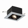 Светильник Встраиваемый ST-Luce ST250.148.01 Черный GU10 1*50W L126xW126xH70 220V Без Ламп / СТ Люче.