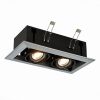 Светильник Встраиваемый ST-Luce ST250.148.02 Черный GU10 2*50W L245xW126xH70 220V Без Ламп / СТ Люче.