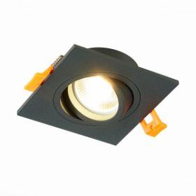 Светильник Встраиваемый ST-Luce ST251.408.01 Черный GU10 1*50W IP20 L92xW92xH27 220V Без Ламп / СТ Люче.