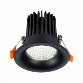 Светильник Встраиваемый ST-Luce ST703.448.10 Черный LED 1*10W 4000K 900Lm Ra>90 38° IP20 D85xH75 170-240V / СТ Люче.