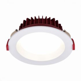 Светильник Встраиваемый ST-Luce ST752.538.07 Белый LED 1*7W 3000K 560Lm Ra80 100° IP44 D115xH47 100-240VV / СТ Люче.