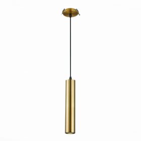 Светильник Встраиваемый Подвесной ST-Luce ST151.308.01 Золотистый GU10 1*50W IP20 D54xH290 220V Без Ламп / СТ Люче.