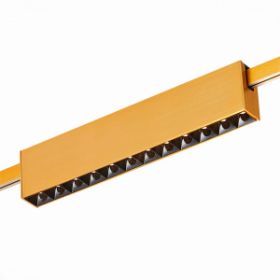 Светильник Магнитный Трековый FARM ST-Luce ST816.206.12 Золотистый LED 1*12W 3000K 706Lm Ra90 40 IP20 L232xW24xH48,5 24V / СТ Люче.