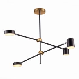Светильник Потолочный ST-Luce SL1604.432.04 Черный, Латунь/Черный LED 4*5W 3000K / СТ Люче.