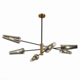 Светильник Потолочный ST-Luce SL1209.302.06 Бронза,Черный/Дымчатый E14 6*40W / СТ Люче.