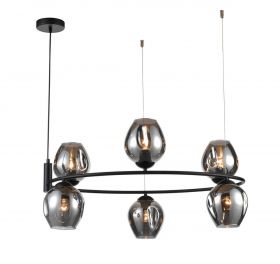Светильник Подвесной Vele Luce Astoria VL5002P06 Черный, Металл / Веле Луче.