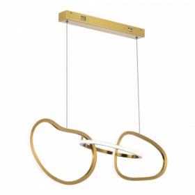 Светильник Подвесной ST-Luce SL6505.203.26 Золотистый/Золотистый LED 1*26W 4000K / СТ Люче.