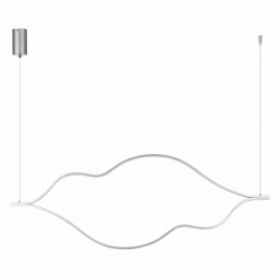 Светильник Подвесной ST-Luce SL6106.103.65 Никель/Белый LED 1*65W 4000K / СТ Люче.