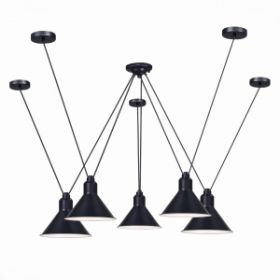 Светильник Подвесной ST-Luce SL1804.403.05 Черный/Черный E14 5*60W / СТ Люче.