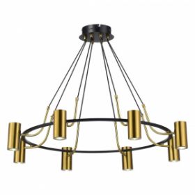 Светильник Подвесной ST-Luce SL1215.403.08 Черный, Латунь/Латунь GU10 8*5W 4000K / СТ Люче.