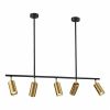 Светильник Подвесной ST-Luce SL1206.413.05 Черный/Латунь GU10 5*5W 4000K / СТ Люче.