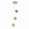 Светильник Подвесной ST-Luce SL1182.203.03 Золотистый/Прозрачный, Золотистый G9 3*5W / СТ Люче.