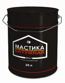 Мастика Битумная Гидроизоляционная Грида МГХ-Г 21кг в Качестве Обмазочной Гидроизоляции и для Приклеивания Гидроизоляционных Материалов.