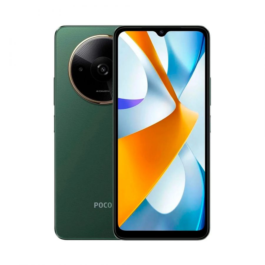 Смартфон POCO C61 64 ГБ зеленый