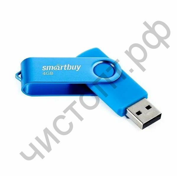 флэш-карта Smartbuy 4GB Twist Blue