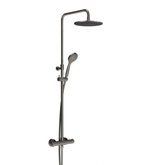 Душевая колонна с круглым тропическим душем Gessi Minimalistic Shower 3517 схема 14