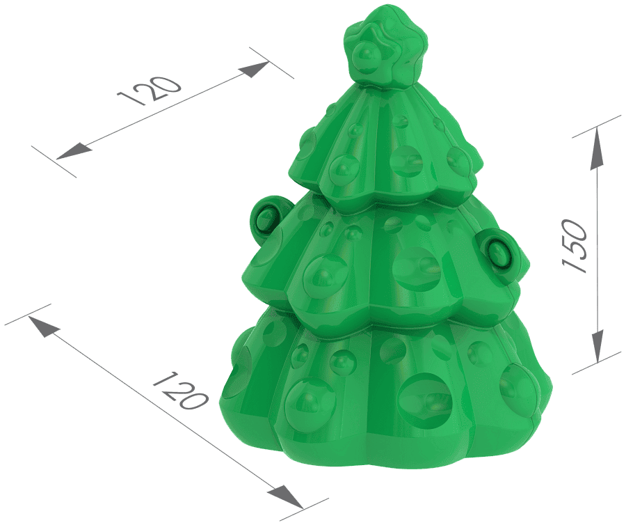 Формочка для снега "Елочка"