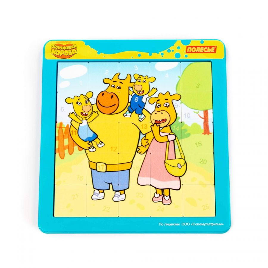 Набор игровой настольный "Оранжевая корова №2" (25 элементов) (в пакете)