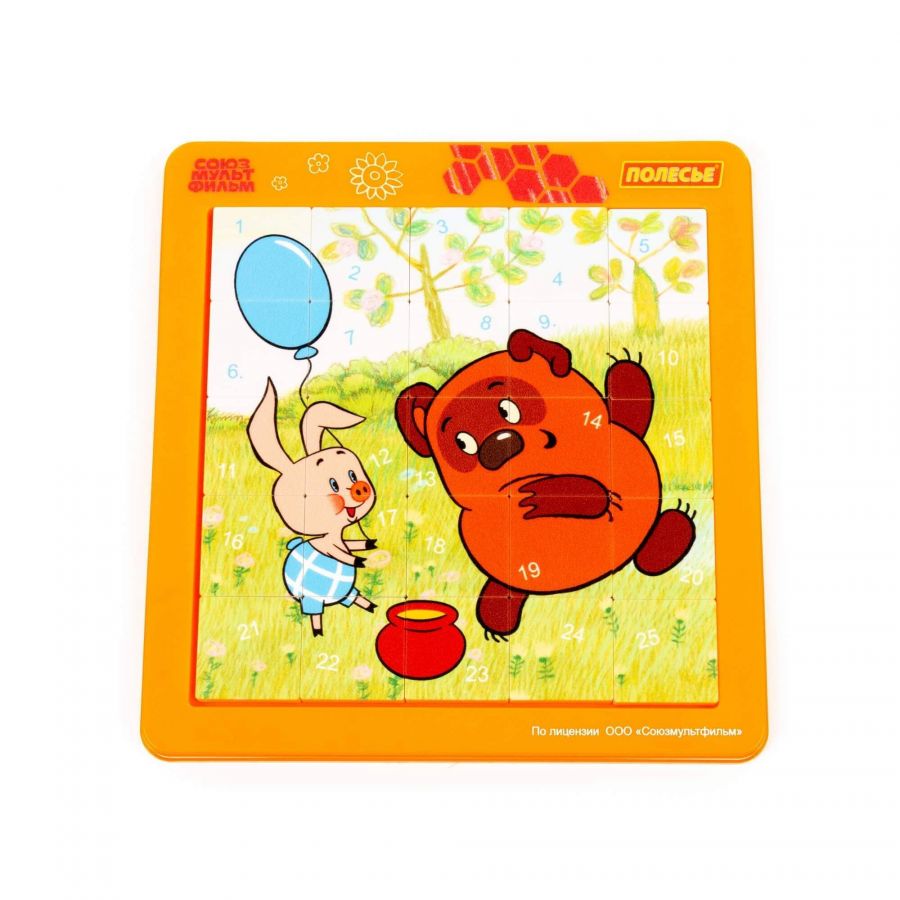 Набор игровой настольный "Винни-Пух №2" (25 элементов) (в пакете)