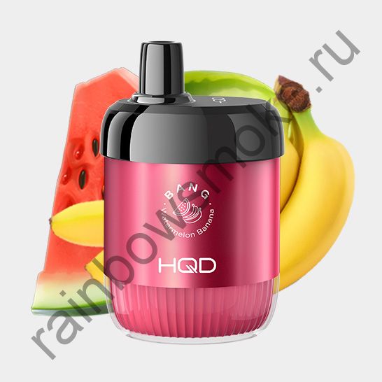 Одноразовая ЭС HQD Bang 5000 - Watermelon Banana (Арбуз Банан)