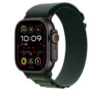 Ремешок Apple Watch Ulta 49mm Dark Green Alpine Loop - Black Titanium Finish