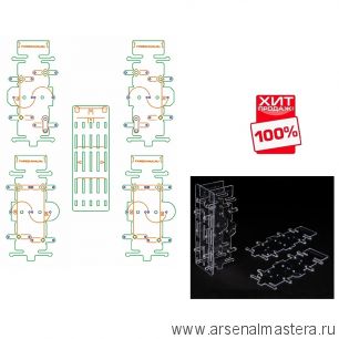 ХИТ! Карта разметки для высверливания двойная FARIDKAMAL 345183