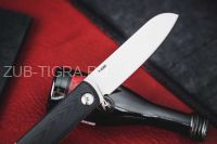 Нож N.C.Custom Bro G10 Black-Red Satin