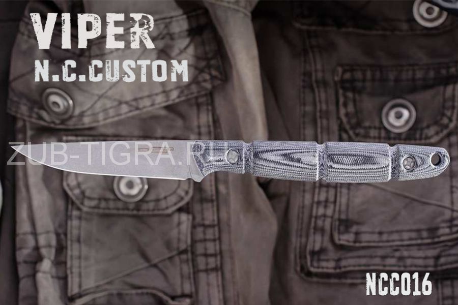 Нож Viper micarta, stonewashed