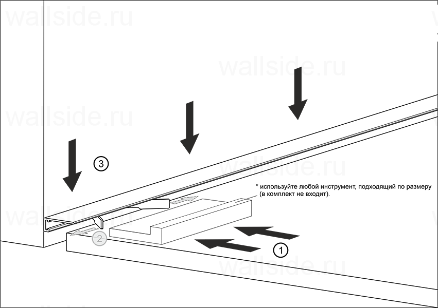 Микроплинтус Фесо 11 мм