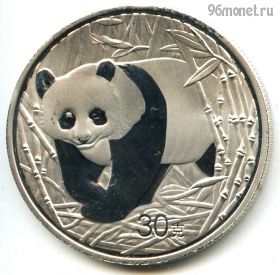 Китай. Панда 30 юаней 2002